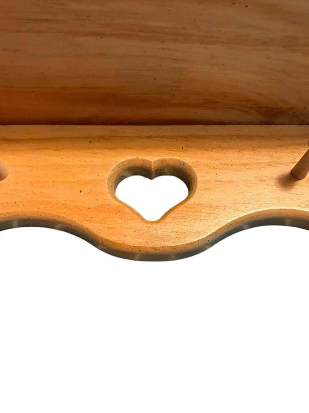 Vintage wooden heart